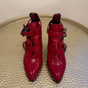 Red Statement Steve Madden Boots